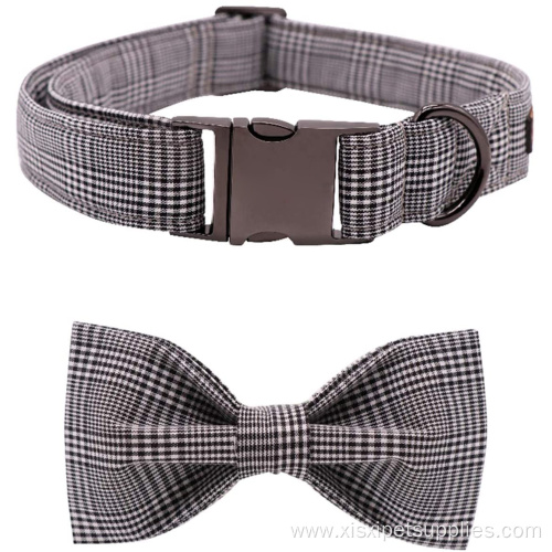 Dog Collar Bow Tie Collar Adjustable Collars Reflective